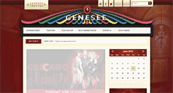 Desktop Screenshot of geneseetheatre.com